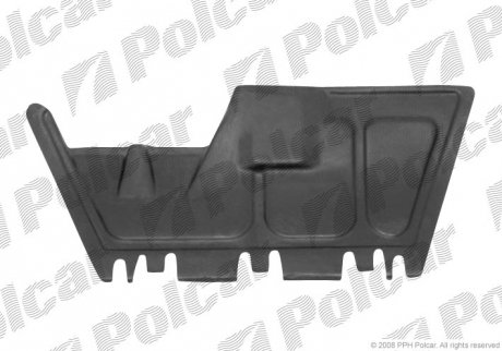 Захист під двигун середній ABS+PCV VOLKSWAGEN BEETLE (1C/9C/1Y) 01.98-05.05 (ZJ) POLCAR 9501345 (фото 1)