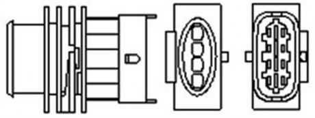 SONDA LAMBDA OPEL 1,2-1,6 ASTRA G/H /VECTRA C /COMBO /MERIVA /ZAFIRA 00- MAGNETI MARELLI OSM056 (фото 1)