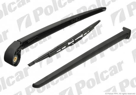Рычаг стеклоочистителя со щеткой 330 mm специфическое AUDI Q7 (4L) 10.05- (PJ) POLCAR 1371RWT1 (фото 1)