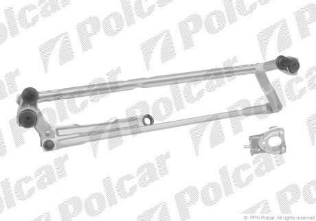 Механізм з/очисників без моторчика VOLKSWAGEN GOLF V (1K) 10.03-05.09 (PJ) POLCAR 9513MWP1 (фото 1)