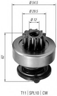 Бендикс (z=11) ALFA FIAT LANCIA JEEP CHRYSLER MAGNETI MARELLI AMB0217