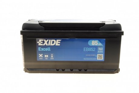 Стартерна акумуляторна батарея, Стартерна акумуляторна батарея EXIDE EB852 (фото 1)