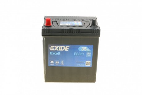 Стартерна акумуляторна батарея, Стартерна акумуляторна батарея EXIDE EB357 (фото 1)