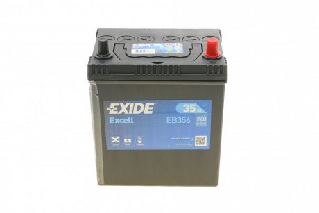 Стартерна акумуляторна батарея, Стартерна акумуляторна батарея EXIDE EB356 (фото 1)