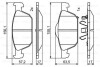 Тормозные колодки, дисковые. BOSCH 0986494785 (фото 1)