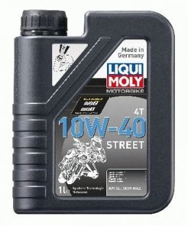 OLEJ 10W40 1L MOTORBIKE 4T STREET / MOTOCYKLE LIQUI MOLY 1521