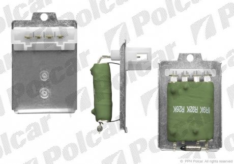 V CABRIOLET (1EXO) 04.98 - 10.03 Резистор кондиционера POLCAR 9538KST2 (фото 1)