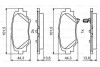 Гальмівні колодки, дискові. BOSCH 0986494803 (фото 1)