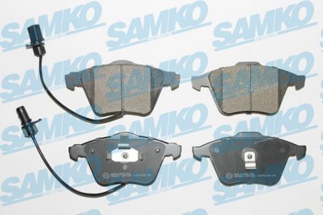 Тормозные колодки дисковые перед. Audi A6 01-, A8 03- SAMKO 5SP1230