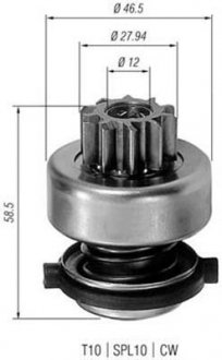 BENDIX ROZRUSZNIKA OPEL 1,7D ASTRA/VECTRA MAGNETI MARELLI AMB0191