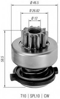 BENDIX ROZRUSZNIKA FORD 1,1-2,0 1,6D 2,3D MAGNETI MARELLI AMB0149