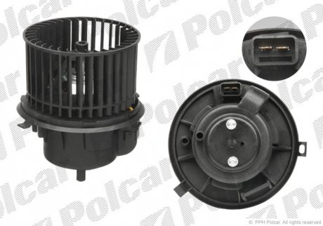 Моторчик вентилятора салона Ford Tranzit 2.0-3.2D 06.94-08.14 3246NU-1 POLCAR 3246NU1 (фото 1)