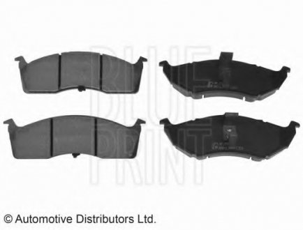 Комплект тормозных колодок, дисковый тормоз BLUE PRINT ADA104202 (фото 1)