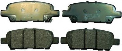 Комплект тормозных колодок, дисковый тормоз DENCKERMANN B110998