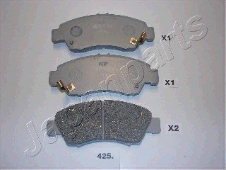 Комплект тормозных колодок, дисковый тормоз JAPANPARTS PA425AF