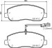 Комплект тормозных колодок, дисковый тормоз HELLA 8DB355015291 (фото 1)