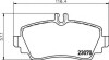 Комплект гальмівних колодок, дискове гальмо HELLA 8DB355018281 (фото 1)