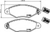 Комплект гальмівних колодок, дискове гальмо HELLA 8DB355019311 (фото 1)