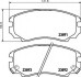 Комплект гальмівних колодок, дискове гальмо HELLA 8DB355010991 (фото 1)