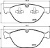 Комплект гальмівних колодок, дискове гальмо HELLA 8DB355012661 (фото 1)