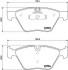 Комплект гальмівних колодок, дискове гальмо HELLA 8DB355015031 (фото 1)