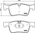 Комплект гальмівних колодок, дискове гальмо HELLA 8DB355019771 (фото 1)