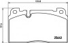 Комплект гальмівних колодок, дискове гальмо HELLA 8DB355020241 (фото 1)