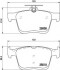 Комплект гальмівних колодок, дискове гальмо HELLA 8DB355020271 (фото 1)