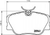 Комплект гальмівних колодок, дискове гальмо HELLA 8DB355017601 (фото 1)