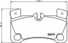 Комплект гальмівних колодок, дискове гальмо HELLA 8DB355014631 (фото 1)