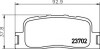 Комплект гальмівних колодок, дискове гальмо HELLA 8DB355011001 (фото 1)