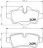 Комплект гальмівних колодок, дискове гальмо HELLA 8DB355013661 (фото 1)