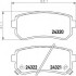 Комплект гальмівних колодок, дискове гальмо HELLA 8DB355006961 (фото 1)