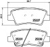 Комплект тормозных колодок, дисковый тормоз HELLA 8DB355019981 (фото 1)