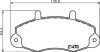 Комплект гальмівних колодок, дискове гальмо HELLA 8DB355006391 (фото 1)