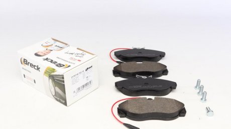Комплект гальмівних колодок, дискове гальмо BRECK 217970070310 (фото 1)