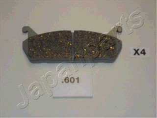 Комплект гальмівних колодок, дискове гальмо JAPANPARTS PP601AF