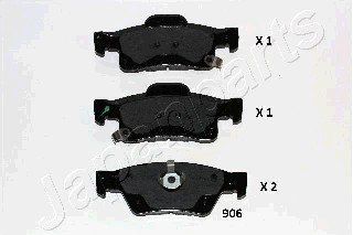 Комплект гальмівних колодок, дискове гальмо JAPANPARTS PP906AF