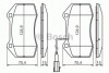 Комплект гальмівних колодок, дискове гальмо BOSCH 0986494228 (фото 1)