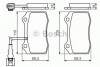 Комплект гальмівних колодок, дискове гальмо BOSCH 0986494367 (фото 1)