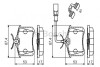 Комплект тормозных колодок, дисковый тормоз BOSCH 0986494599 (фото 1)