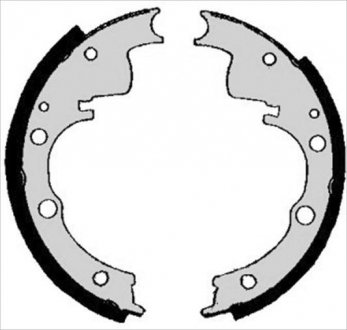 Тормозные колодки барабанные BC 00250B STARLINE BC00250B