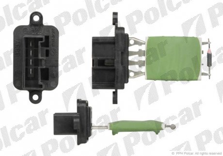 Резистор кондиціонера FIAT STILO 01-07 (PJ) POLCAR 3002KST3 (фото 1)