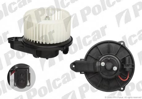 Вентиляторы кабины AC=(+) AUDI A6 01-04 (PJ) POLCAR 1327NU1