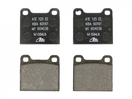 Комплект тормозных колодок, дисковый тормоз ATE 13046040362