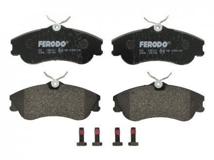 Комплект тормозных колодок, дисковый тормоз FERODO FDB1477 (фото 1)