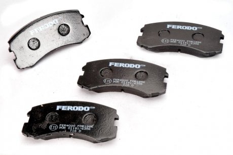 Комплект тормозных колодок, дисковый тормоз FERODO FDB1886