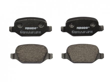 Комплект тормозных колодок, дисковый тормоз FERODO FDB1349 (фото 1)