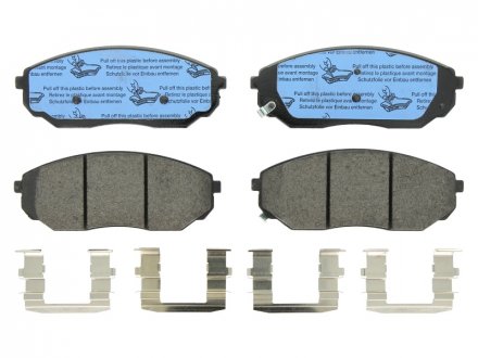 Комплект тормозных колодок, дисковый тормоз FERODO FDB1735 (фото 1)