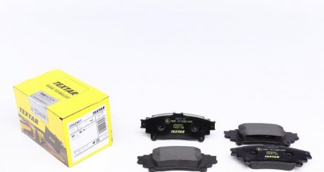 Комплект гальмівних колодок, дискове гальмо TEXTAR 2552501